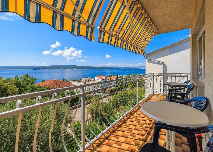 Grosses Nur 400 Meter Zum Mit Meerblick, Grillplatz, Wifi, Klima Crikvenica